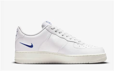 nike air force 1 dames blauw wit|nike air force 1.